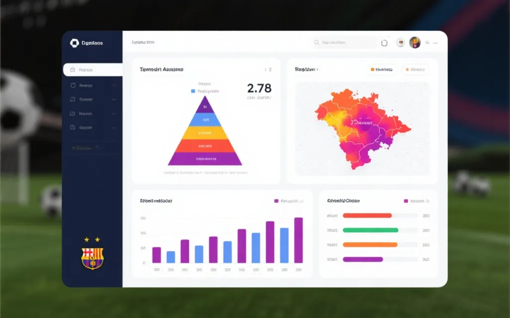 世界杯球队名单分析仪表盘风格的可视化版式